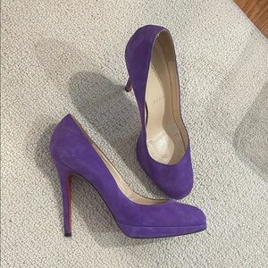 Christian Louboutin Purple new very simple 37